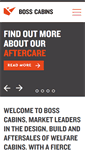 Mobile Screenshot of bosscabins.co.uk